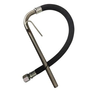 AANZUIGSLANGEN | STAINLESS STEEL | RECHT | M36x2