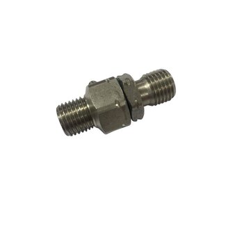 DRAAIKOPPELING | HD | MALE x MALE | - 1/4" NPS x 1/4" NPS