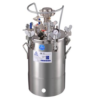 Prona PRONA DRUKVAT | STAINLESS STEEL | MET PNEUMATISCH ROERWERK