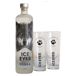 Ice Eyes, Ultra premium Belgian Vodka, Giftpack, 40%, 70cl