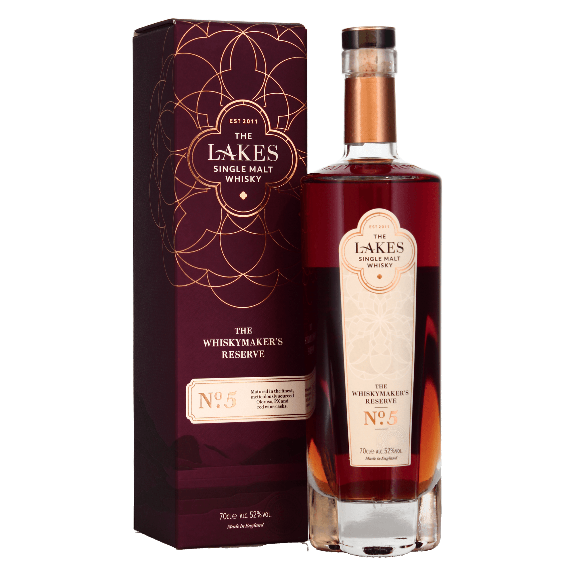 The Lakes, The Whiskymaker's Reserve, N°5, 52%, 70cl