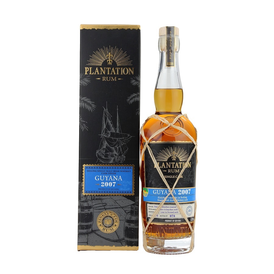 Plantation Plantation Rum, Guyana, 2007,  Teeling Whiskey, 53.6%, 70cl