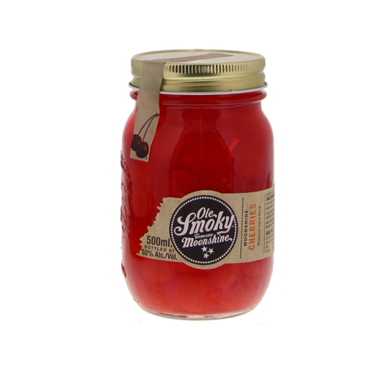 Ole Smokey Distillery, LLC Ole Smokey, Tenessee Moonshine, Moonshine Cherries, 50cl, 50%