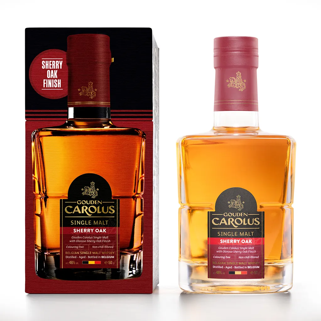 Molenberg Distillery Gouden Carolus, Single Malt, Sherry Oak, 46%, 50cl