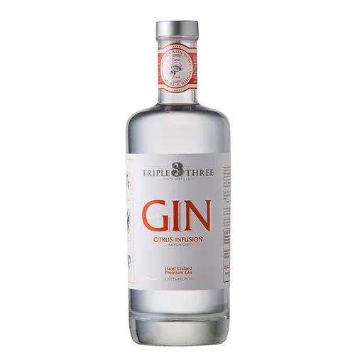 Triple Three, Citrus Infused Gin, 43%, 70cl