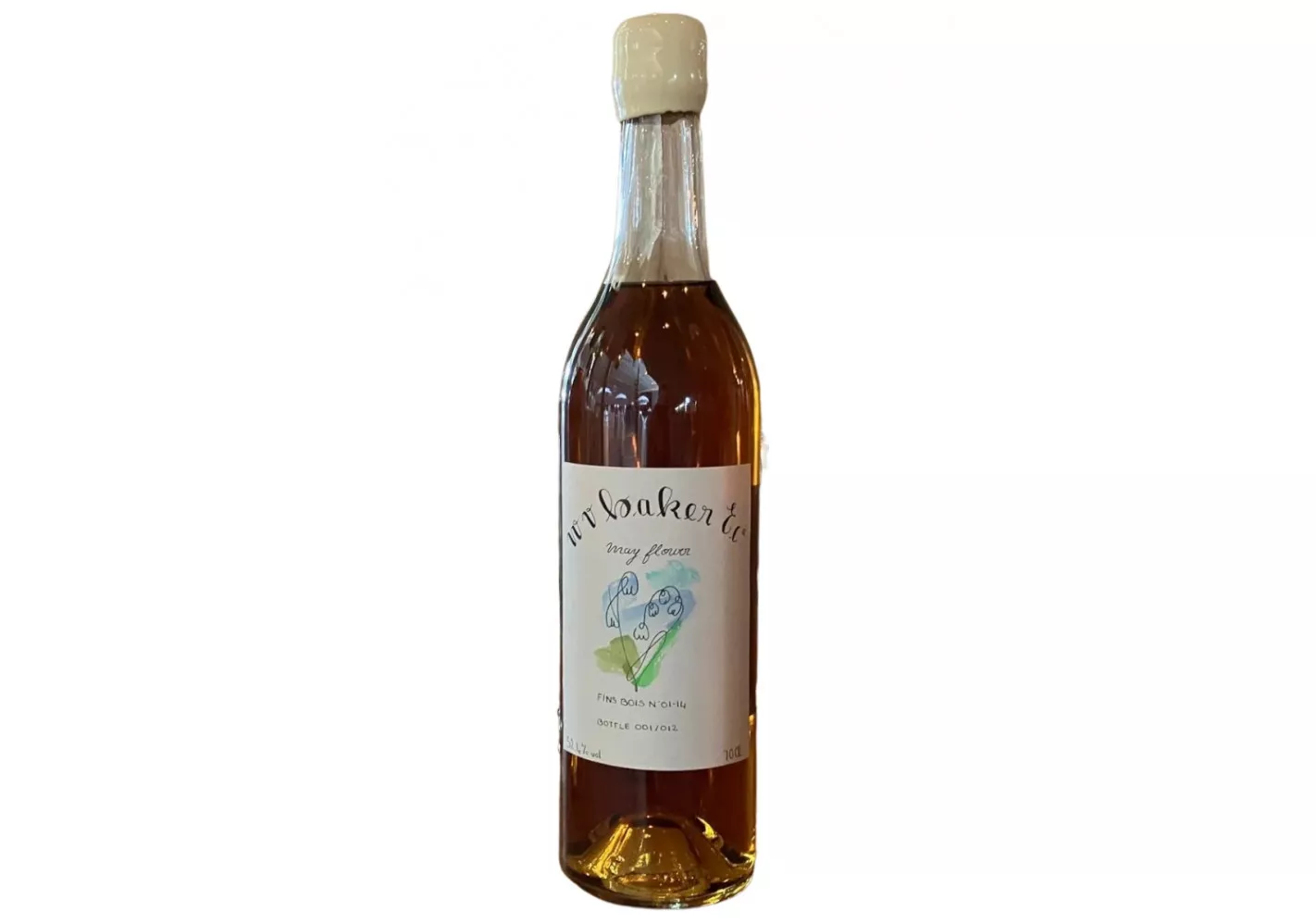 WV Baker & Cie WV Baker & Cie, Rare Pale, Fins Bois, 'May Flower',  Single Estate Cognac,  52.40%, 70cl