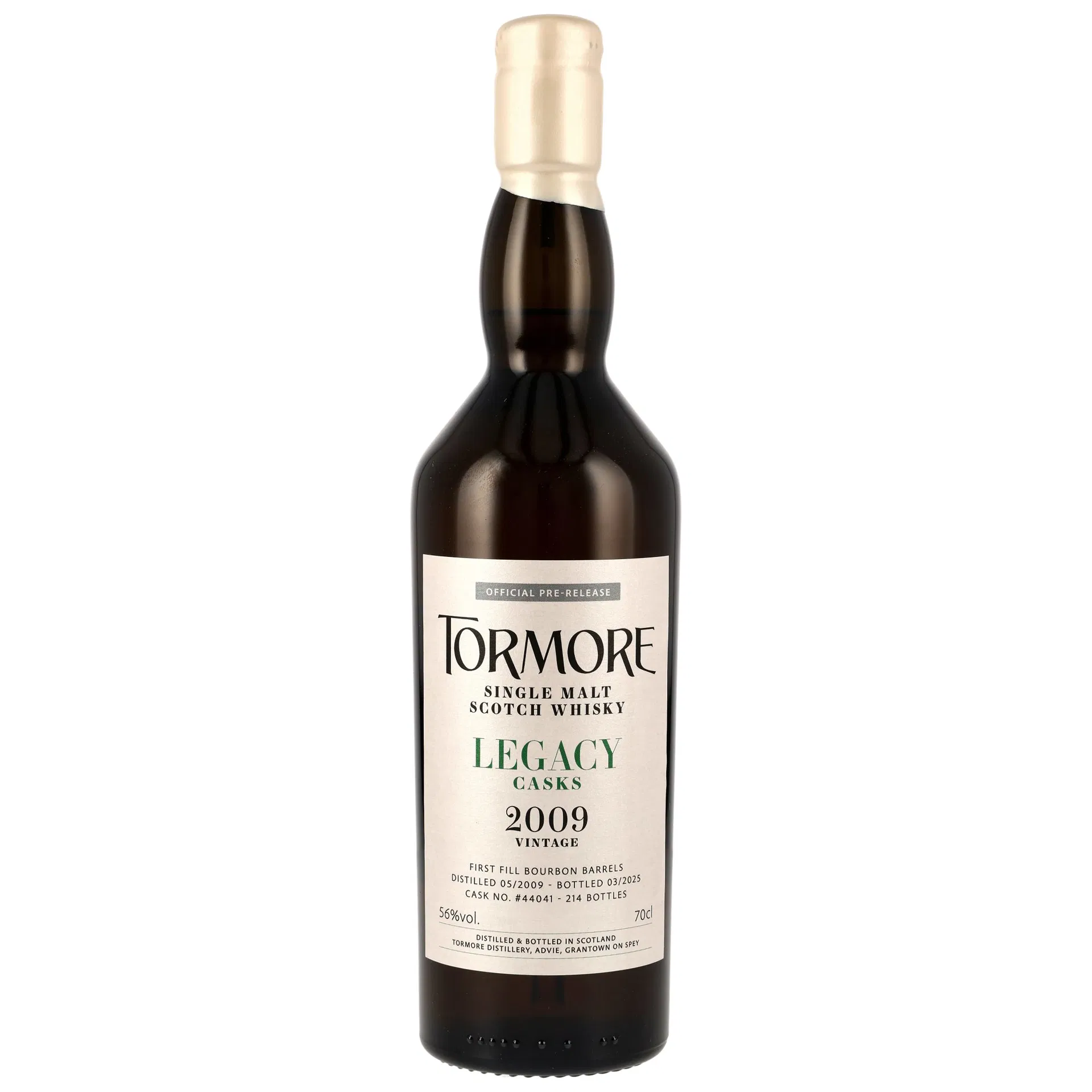 Tormore Distillery Tormore, Legacy Casks, 2009 Vintage, 47.4%, 70cl