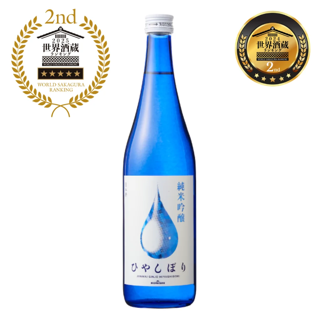Konishi Konishi, Silver, Junmai, Hiyashibori, 15.5%, 720ml