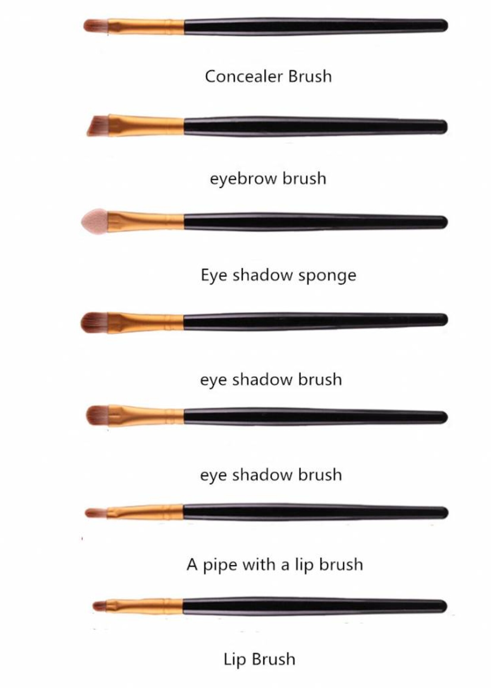 O.Two.O - Professionele Make-up Brush Set - 20 stuks - White with Black