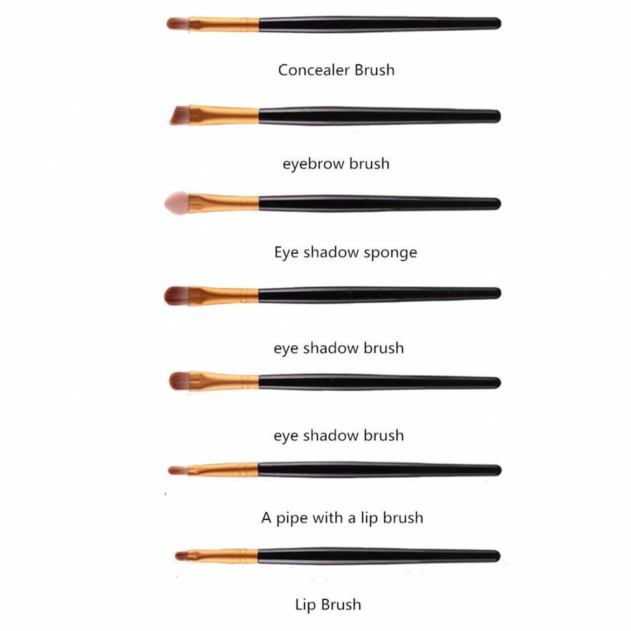 O.Two.O - Make-up Brush Set Professional - 20 stuks - White with Black-3