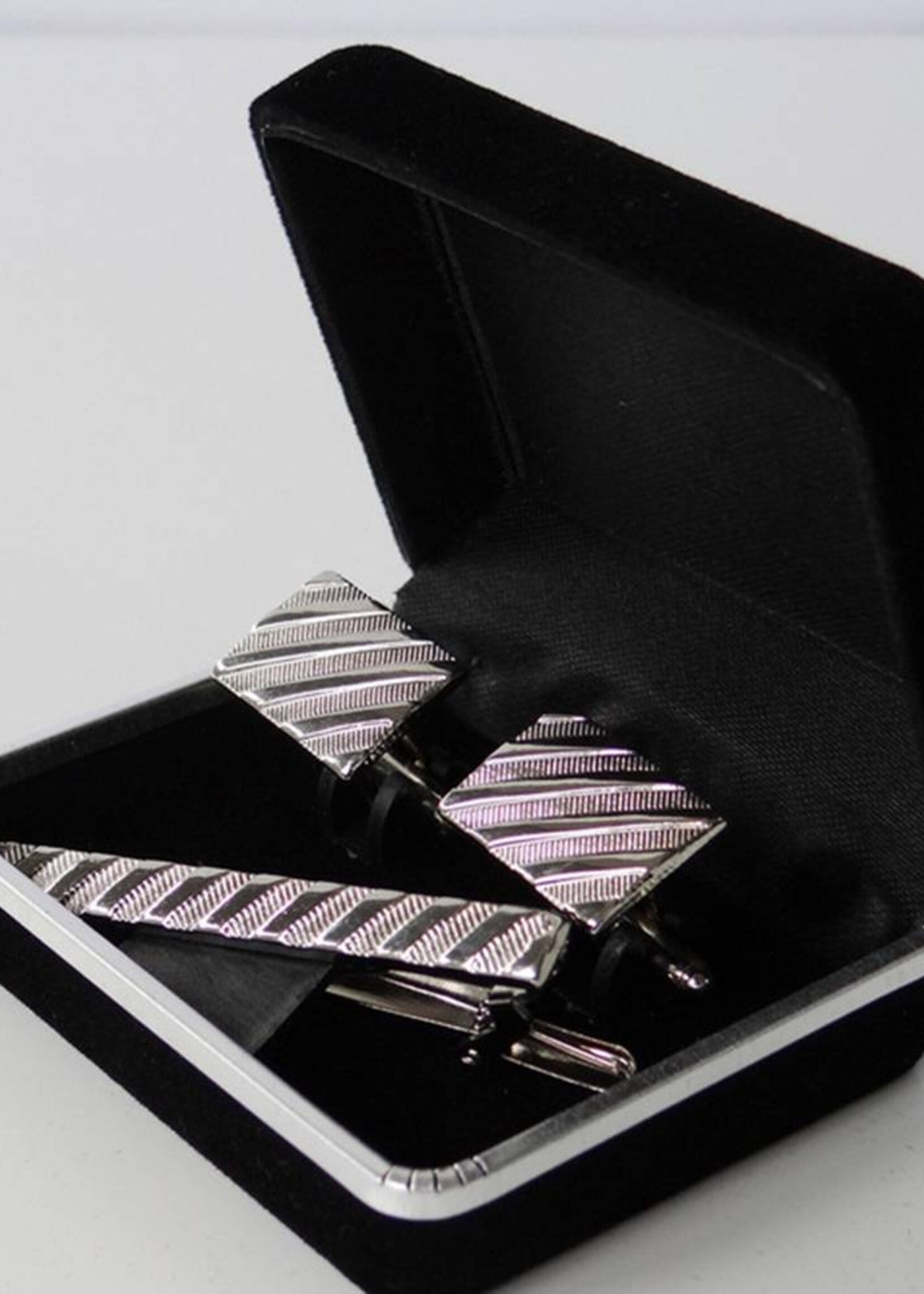 PaCaZa PaCaZa - Manchetknopen & Dasspeld Set - Inclusief Luxe Geschenkdoos