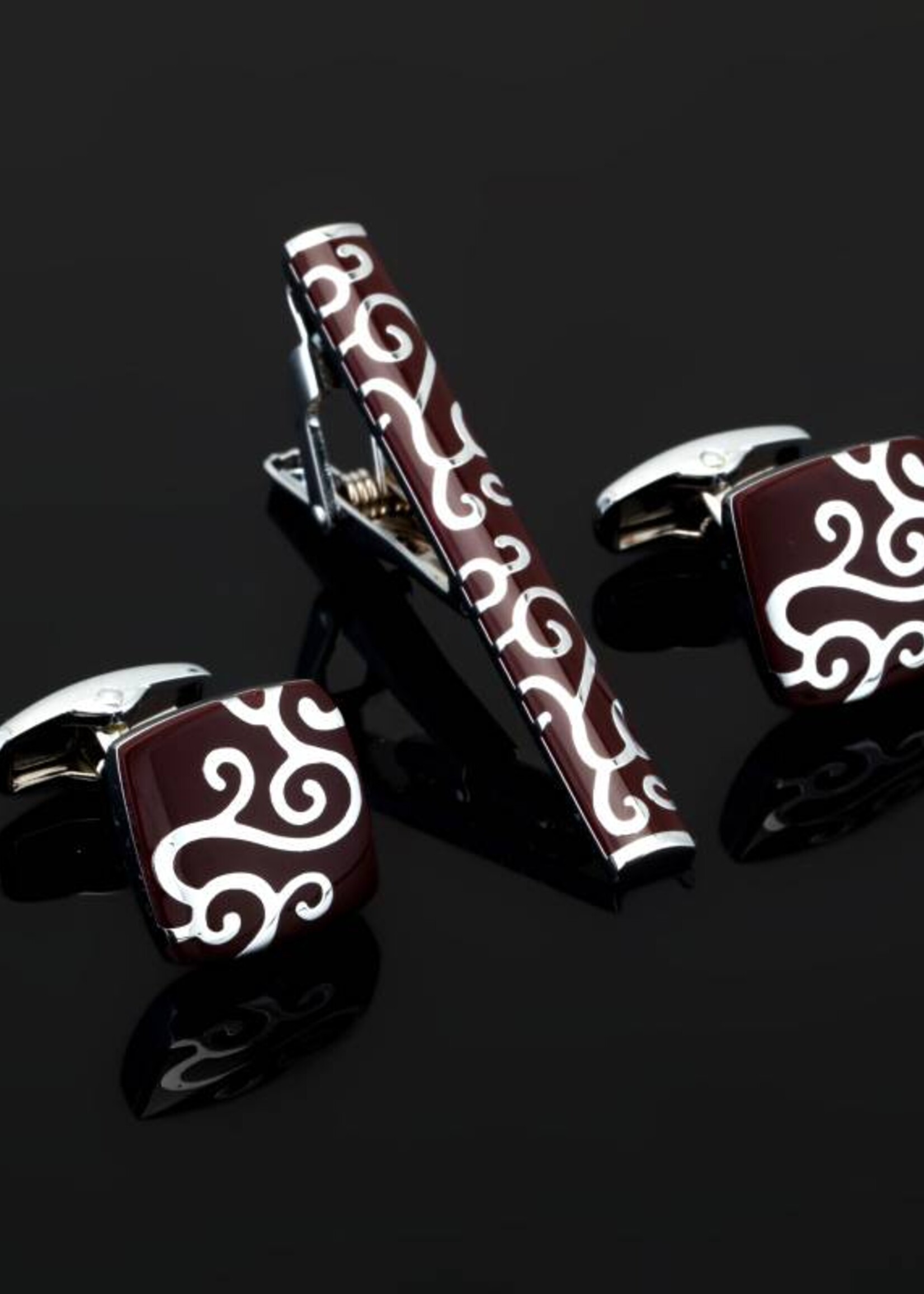 PaCaZa PaCaZa - Manchetknopen & Dasspeld Set - Inclusief Luxe Geschenkdoos