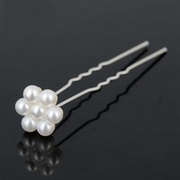 thumb-PaCaZa - Hairpins - Parel Bloemetje - 5 stuks-3