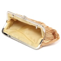 thumb-PaCaZa - Klassiek Bruidstasje - Clutch - Champagne / Beige-4