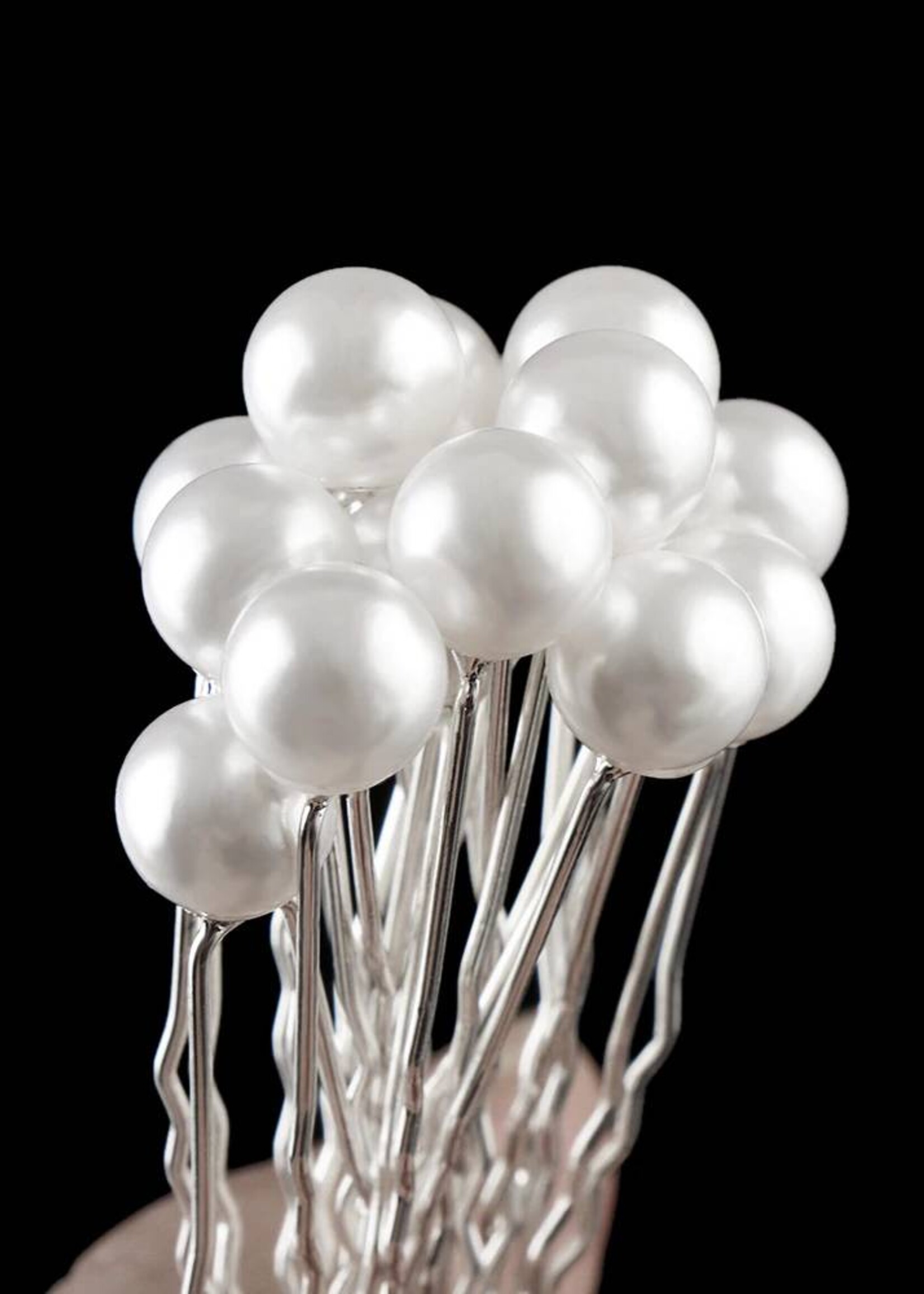 PaCaZa PaCaZa - Hairpins - Ivoorkleurige Parel - 5 stuks - Elegante Bruidsaccessoire