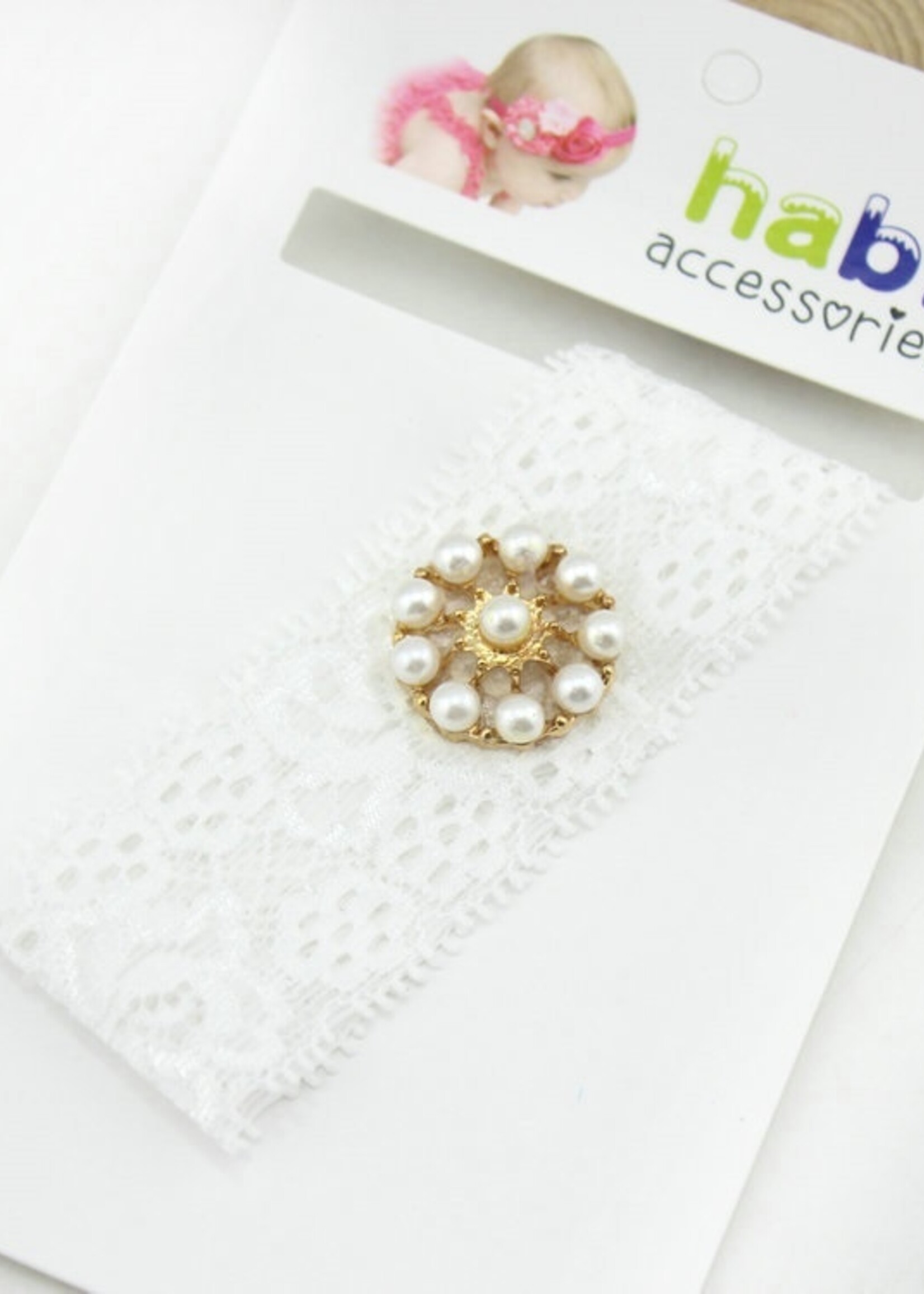 PaCaZa PaCaZa Haarband Classic voor Newborn - Elegant en Zacht - Perfect voor Pasgeborenen