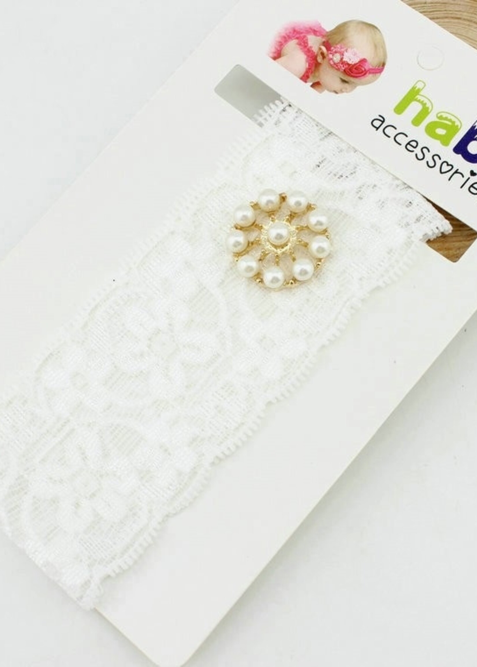 PaCaZa PaCaZa Haarband Classic voor Newborn - Elegant en Zacht - Perfect voor Pasgeborenen