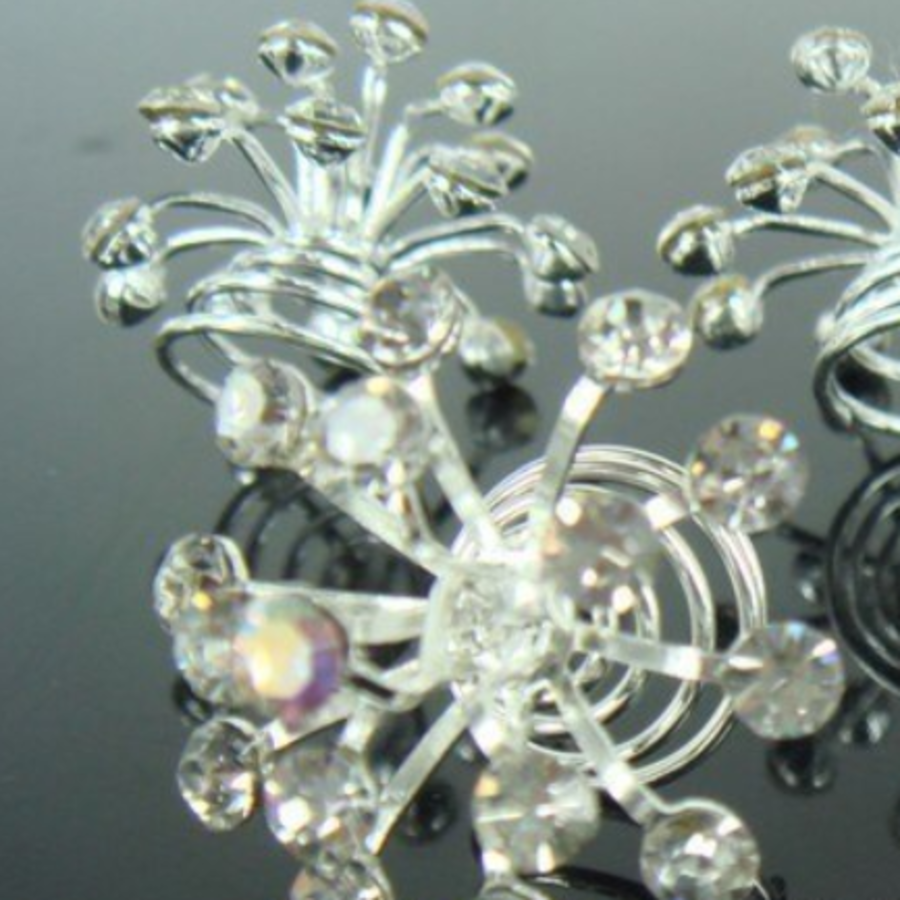 PaCaZa - Big Crystal Curlies met Kristallen - 6 stuks-3