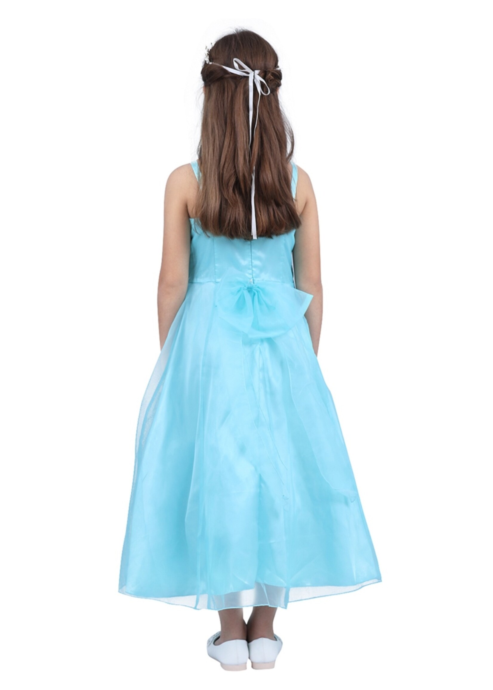 PaCaZa PaCaZa Communiejurk / Bruidsmeisjesjurk Lucy - Blauw - Maat 158/164