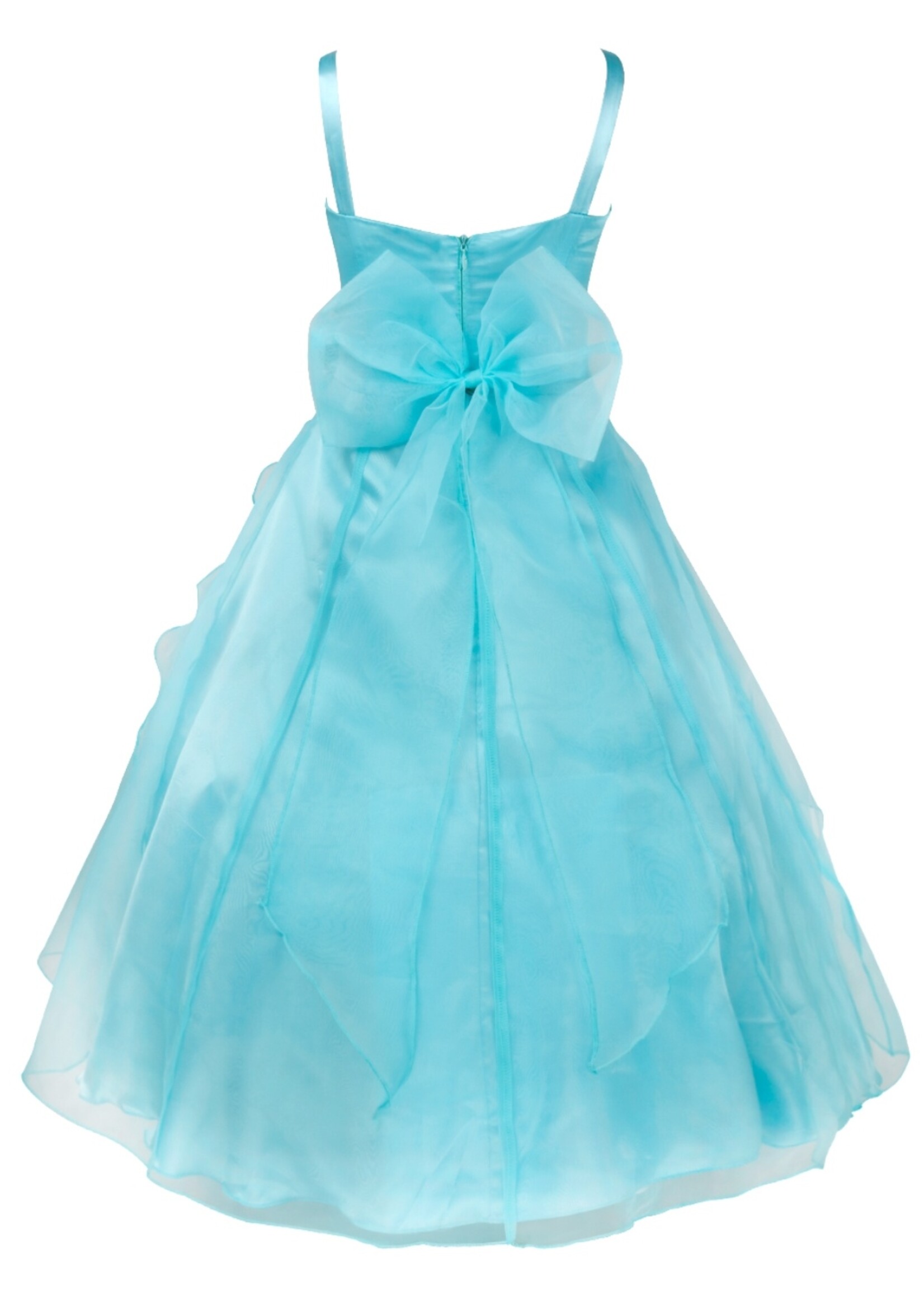 PaCaZa PaCaZa Communiejurk / Bruidsmeisjesjurk Lucy - Blauw - Maat 158/164