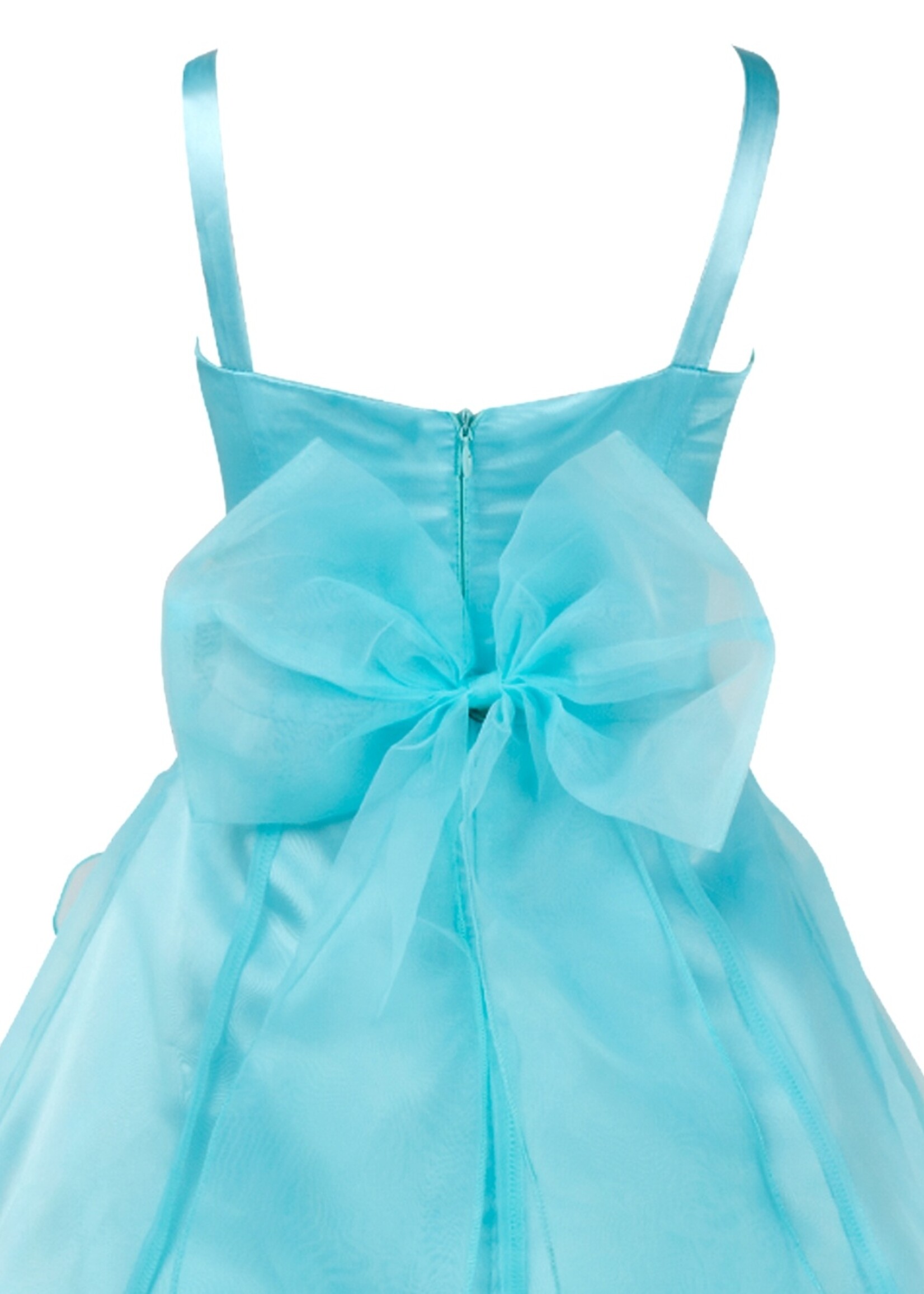 PaCaZa PaCaZa Communiejurk / Bruidsmeisjesjurk Lucy - Blauw - Maat 158/164