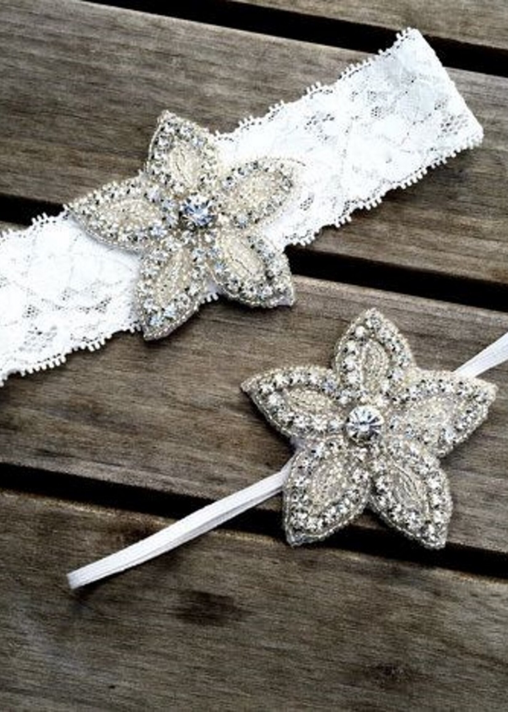 PaCaZa PaCaZa Kinder Haarband Set - Stijlvol met Kristallen - Perfect voor Feestjes