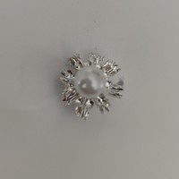 thumb-PaCaZa - Stijlvolle Zilverkleurige Hairpins - Diamantjes en Parel - 5 stuks-6