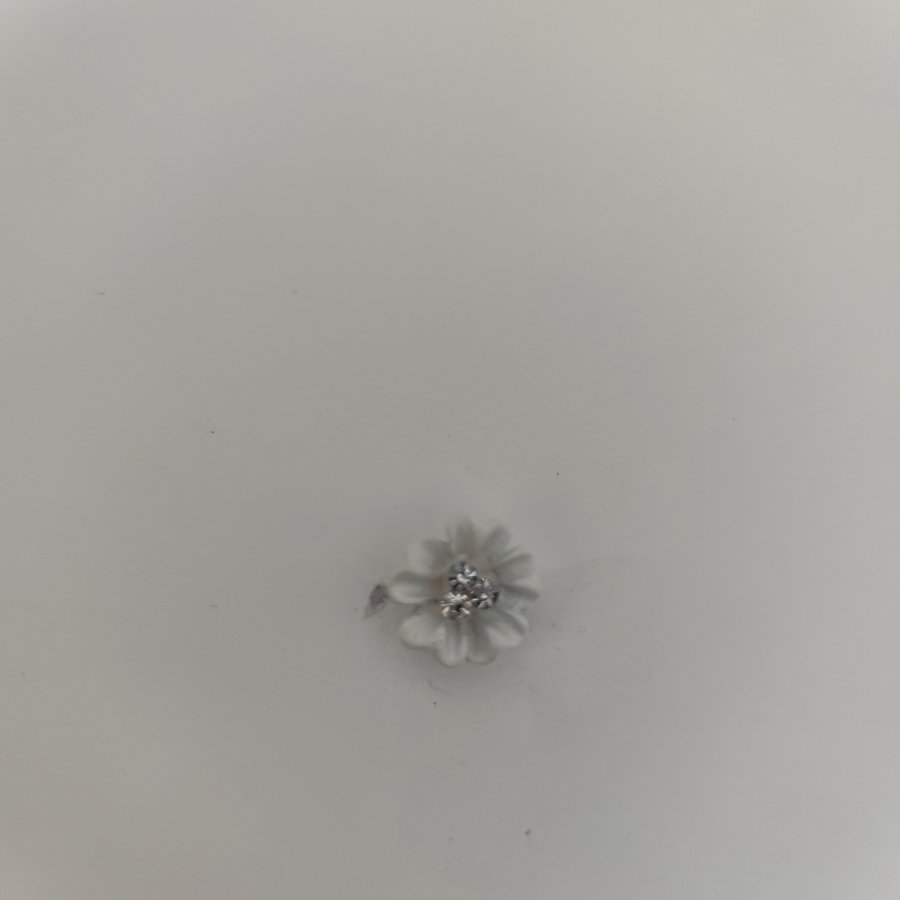 PaCaZa Hairpins - Zilverkleurig - Flower met Diamantjes - Set van 5-7