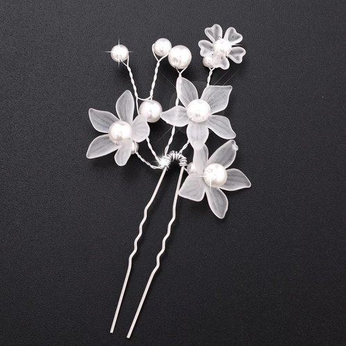 Hairpin - Eye Catcher Flowers & Pearls 