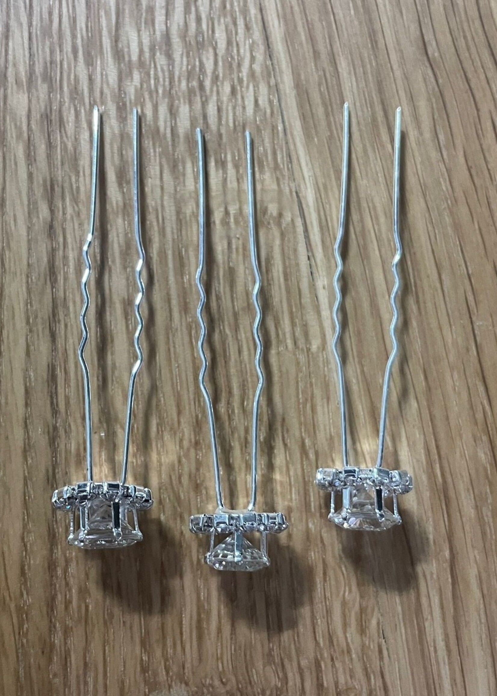 PaCaZa PaCaZa - Haarpin - Grote Kristal & Diamantjes - 5 stuks - Luxe & Elegante Haarsieraden
