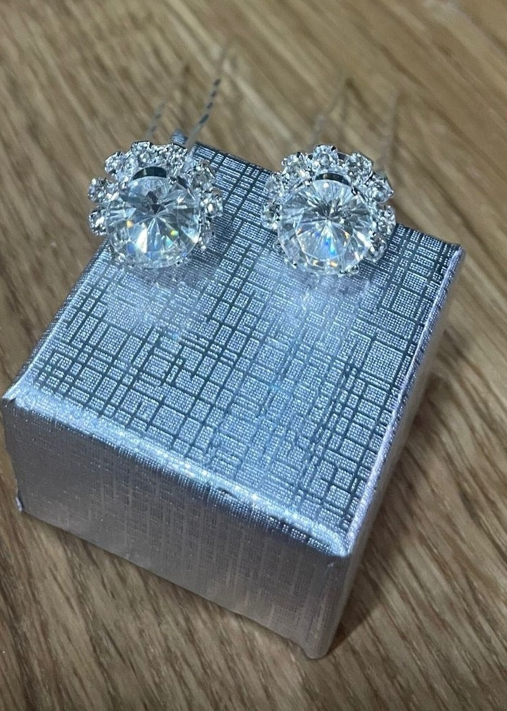 PaCaZa PaCaZa - Haarpin - Grote Kristal & Diamantjes - 5 stuks - Luxe & Elegante Haarsieraden