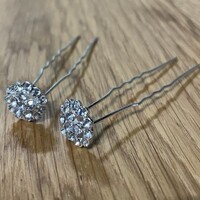 thumb-PaCaZa - Hairpins - Fonkelende Kristallen Bloem - 5 stuks - Luxe en Elegante Haaraccessoires-1