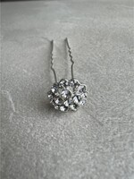 PaCaZa Haarpin - Fonkelende Kristallen Bloem - 5 stuks - Luxe en Elegante Haaraccessoires
