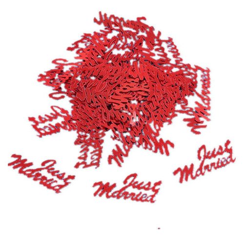 Confetti - Just Married - Rood - 350 stuks 