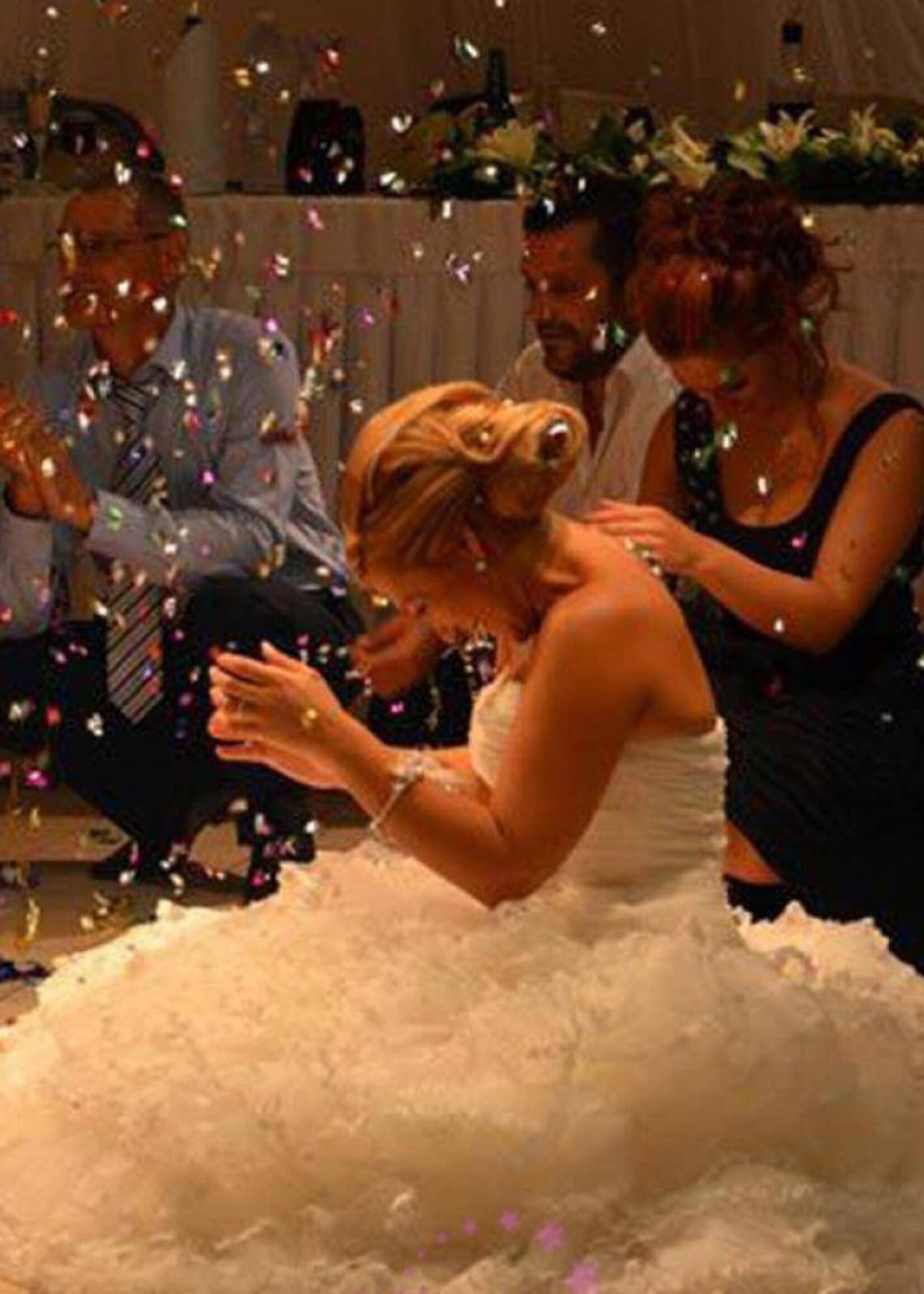 PaCaZa PaCaZa - Confetti - Just Married - Rood - 350 stuks - Bruiloft Decoratie