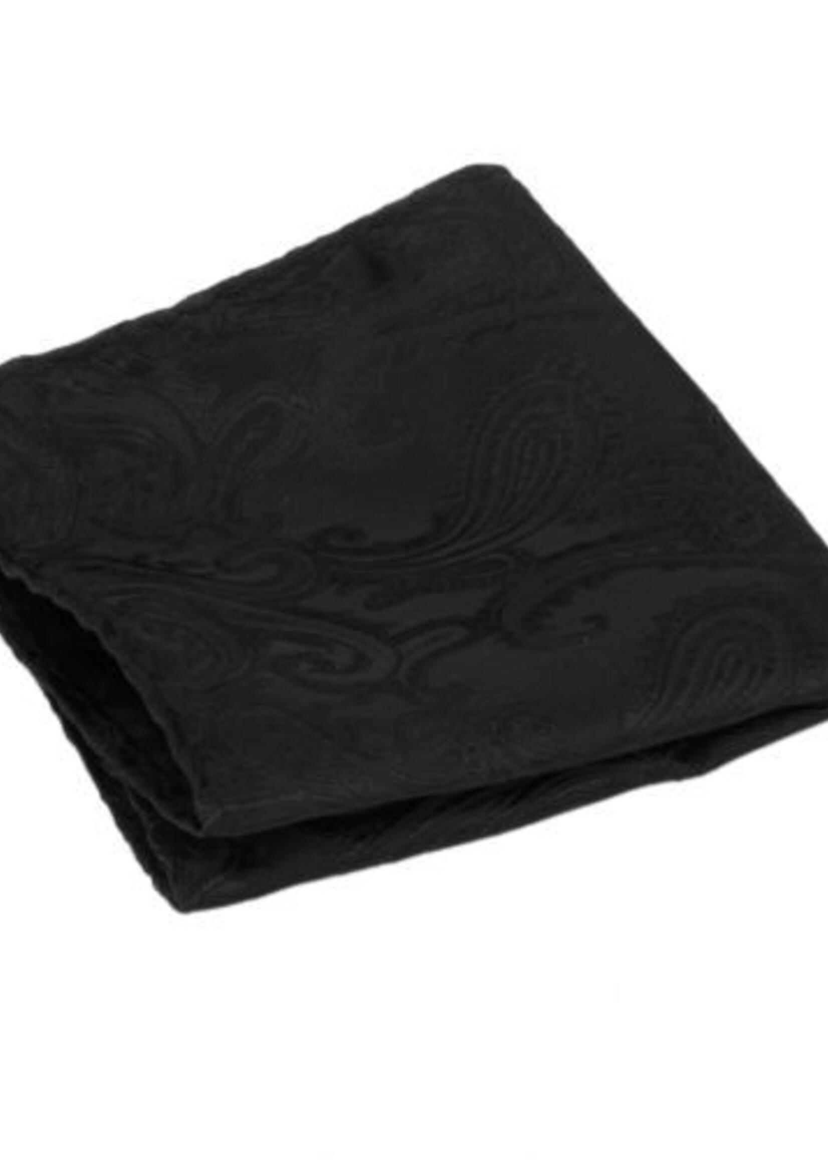 PaCaZa PaCaZa - Elegante Zwarte Stropdas Set - Inclusief Manchetknopen, Pochet en Dasspeld - Luxe Geschenkdoos