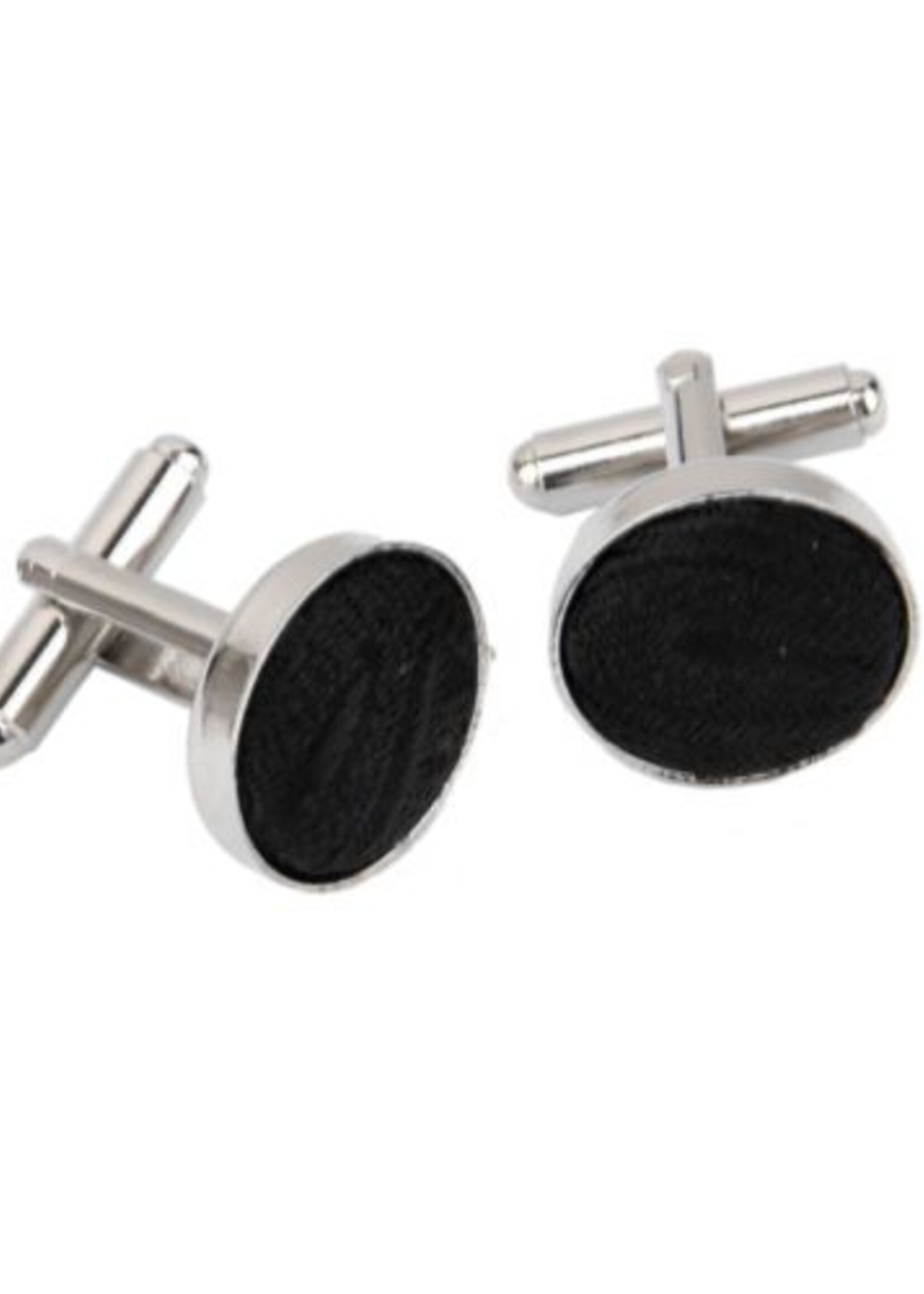 PaCaZa PaCaZa - Elegante Zwarte Stropdas Set - Inclusief Manchetknopen, Pochet en Dasspeld - Luxe Geschenkdoos