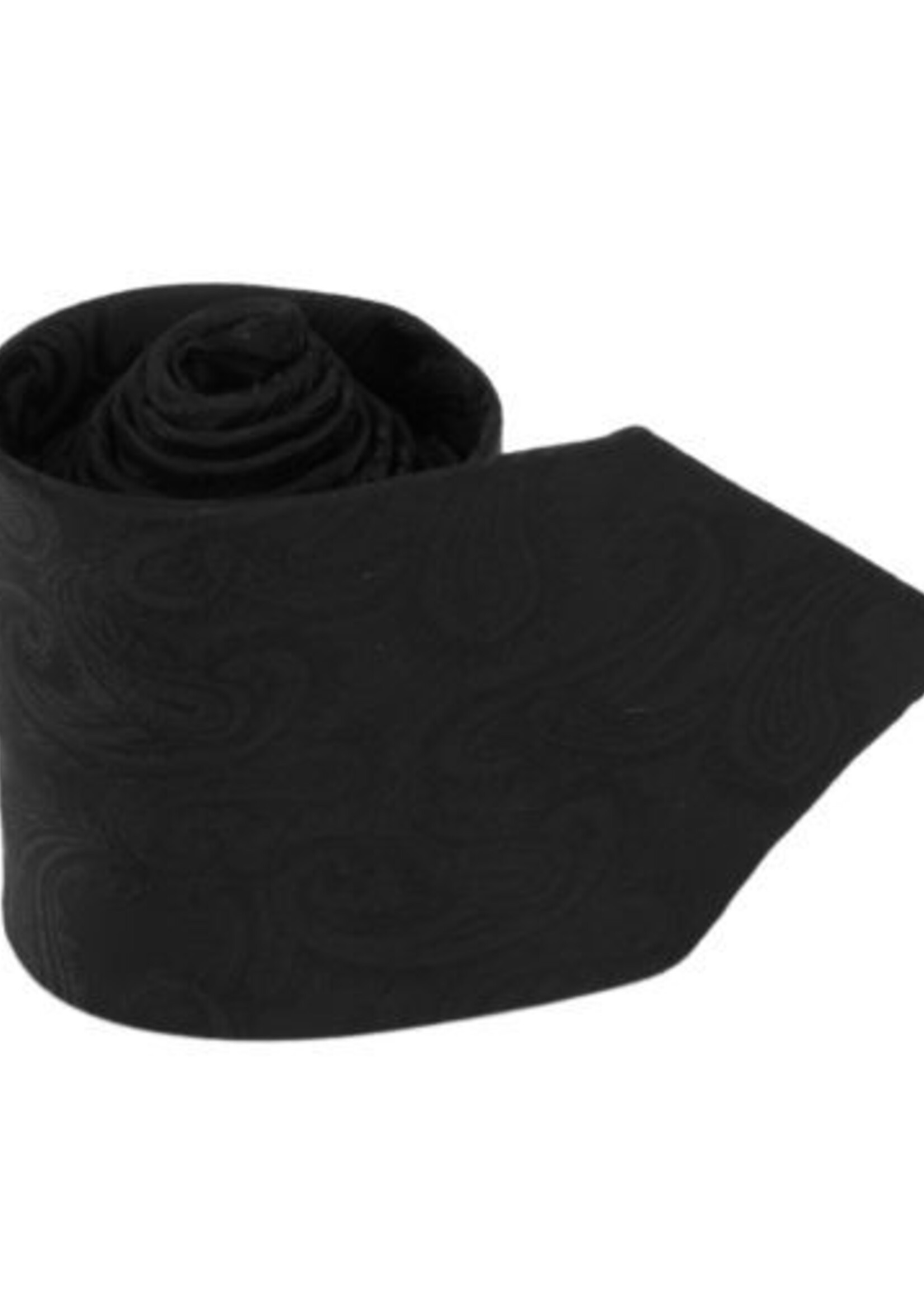 PaCaZa PaCaZa - Elegante Zwarte Stropdas Set - Inclusief Manchetknopen, Pochet en Dasspeld - Luxe Geschenkdoos
