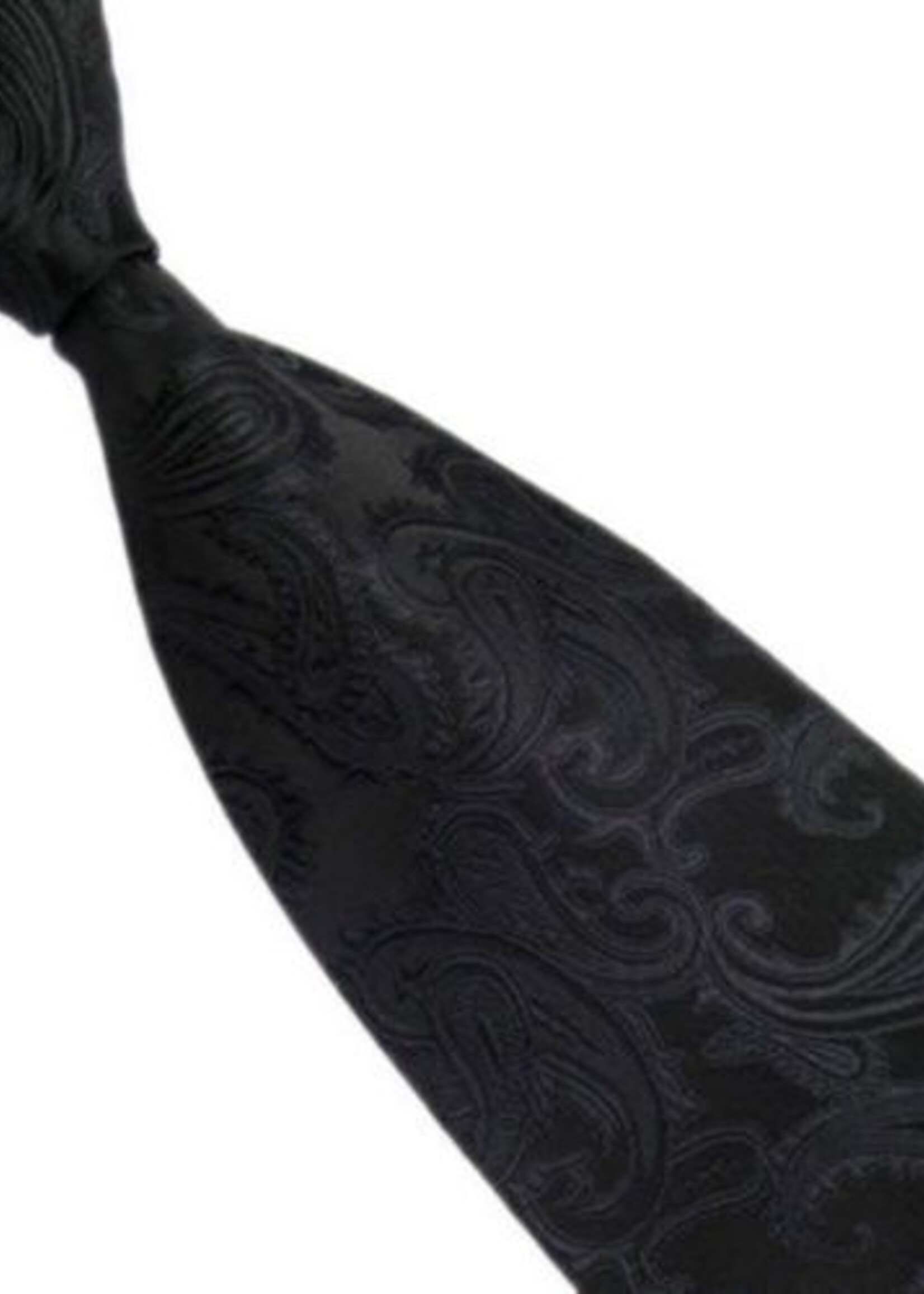 PaCaZa PaCaZa - Elegante Zwarte Stropdas Set - Inclusief Manchetknopen, Pochet en Dasspeld - Luxe Geschenkdoos