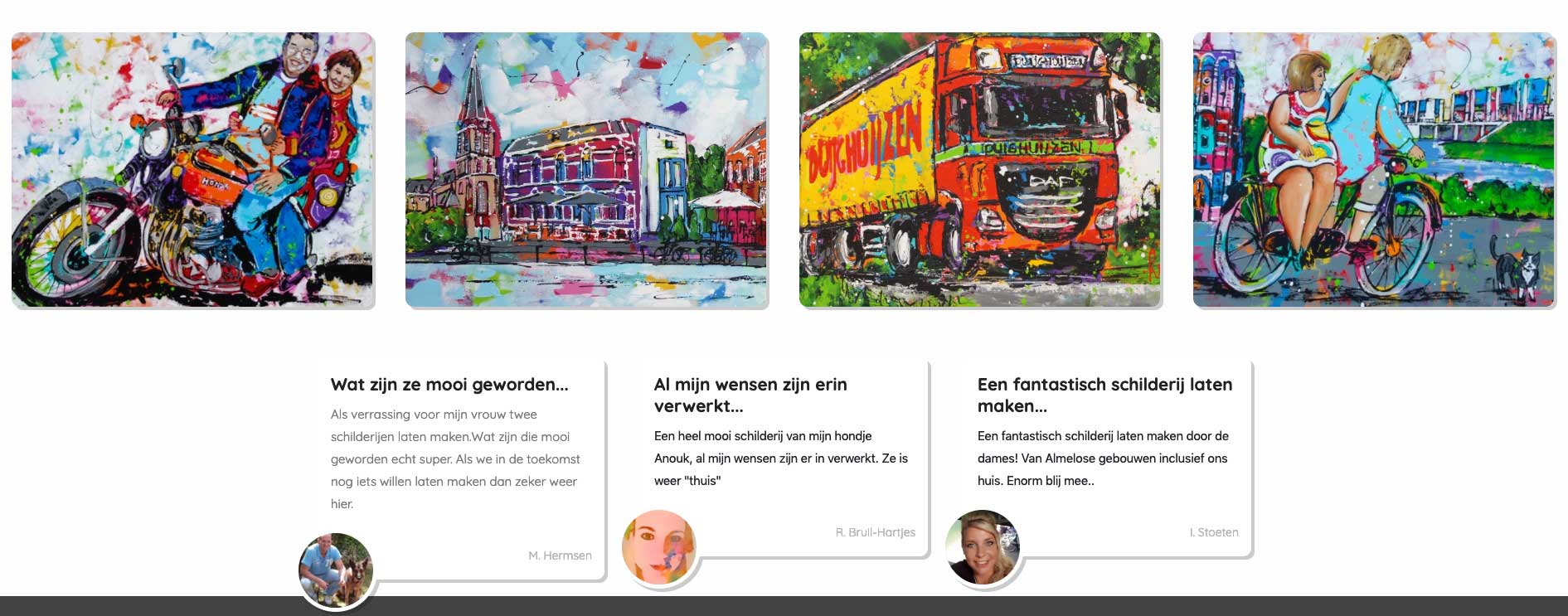 Schilderij naar Wens - Vrolijk Schilderij