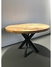 Teak-One Table de salle à manger ronde en bois de manguier