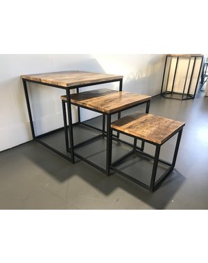 Teak-One Table d'appoint en bois de manguier