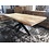 Teak-One Eetkamertafel  in mangohout met metalen kruispoot - Rechthoekig