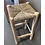 Teak-One bar stool  35 cm x 35 cm  h=65 cm in naturel wood