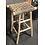 Teak-One Bar stool branch   45 cm x 34 cm h=75 cm in naturel wood