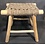 Teak-One Tabouret  branche  45 cm x 34 cm h=45 cm en bois naturel