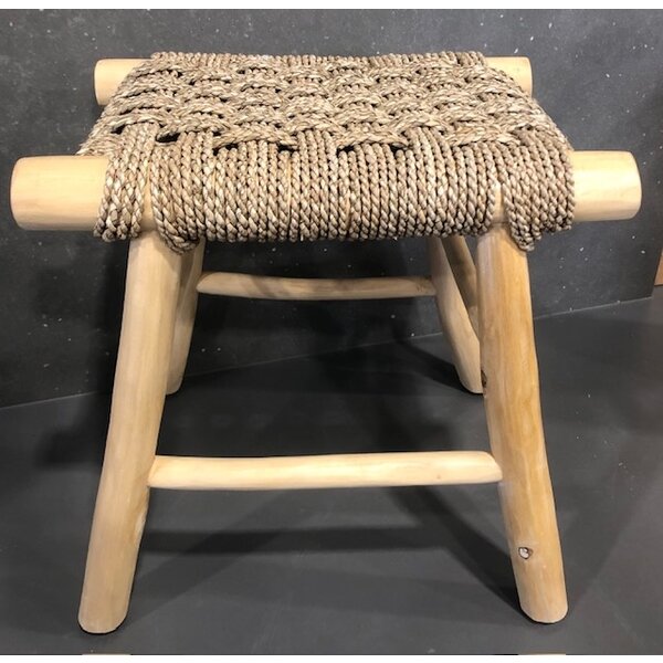 Teak-One Stool branch   45 cm x 34 cm h=45 cm in naturel wood