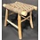 Teak-One Stool branch   45 cm x 34 cm h=45 cm in naturel wood