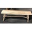 Teak-One Bench pyke large in naturel wood