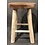 Teak-One Tabouret kansas en bois naturel